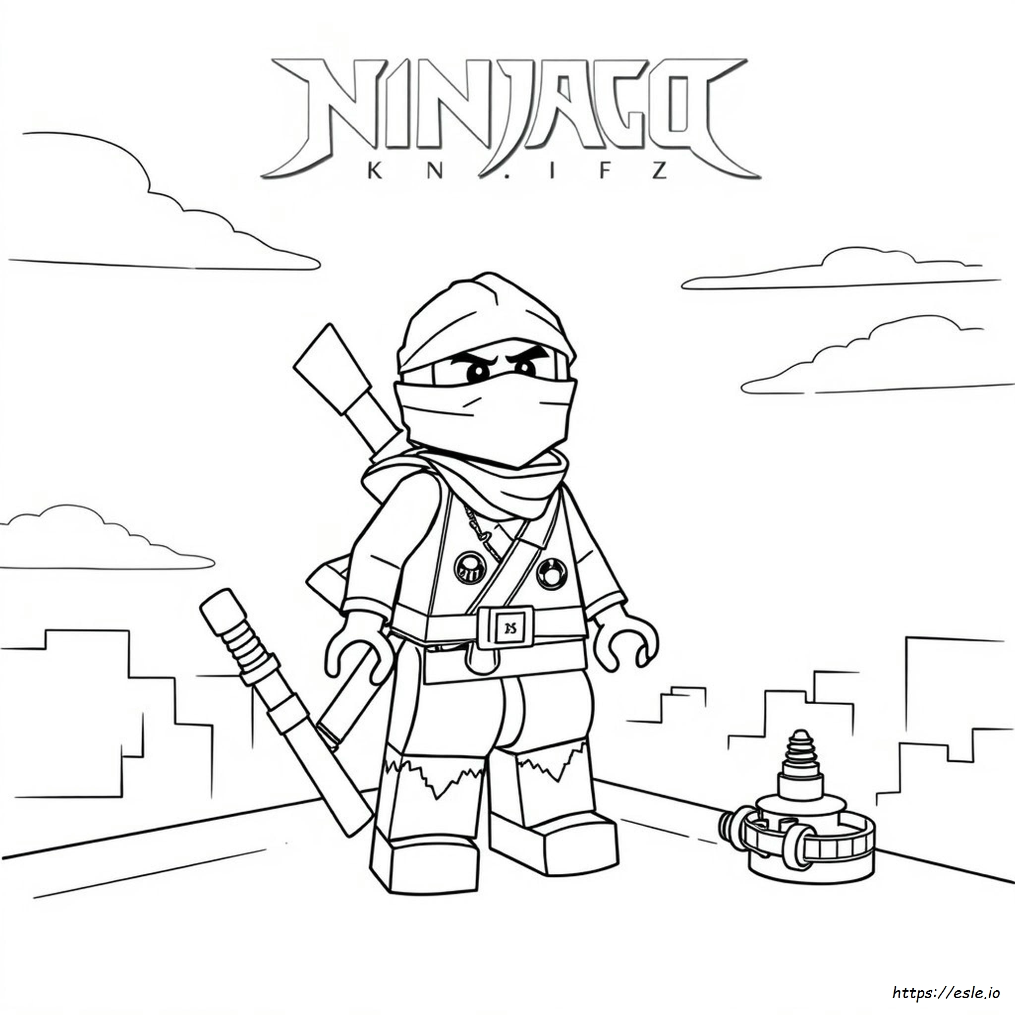 Ninja Kidz Payton Coloring Pages