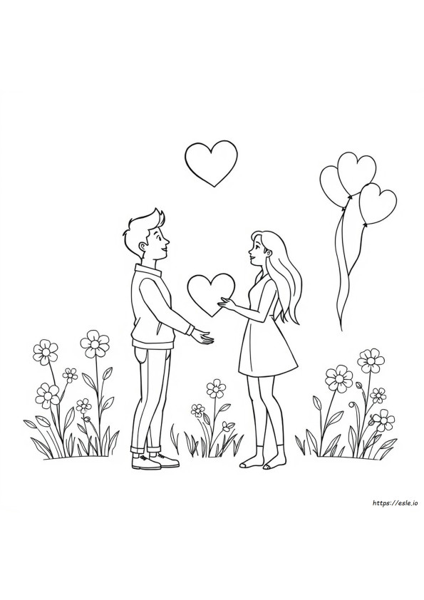 Dapat Dicetak Gratis Gambar Mewarnai Valentine Untuk Dewasa