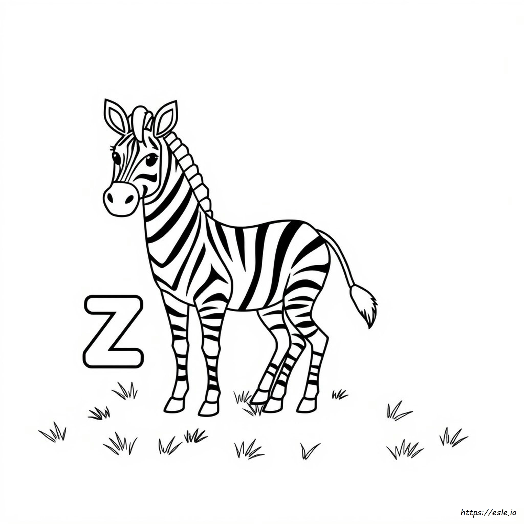 Hojas Para Colorear De La Letra Z