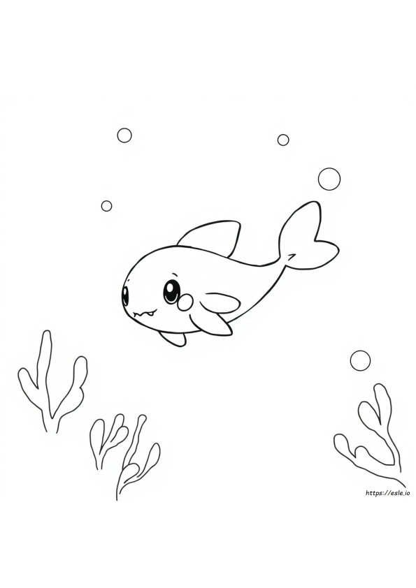 Chinchou Gambar Mewarnai