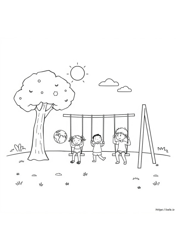 Halaman Mewarnai Playtime Co