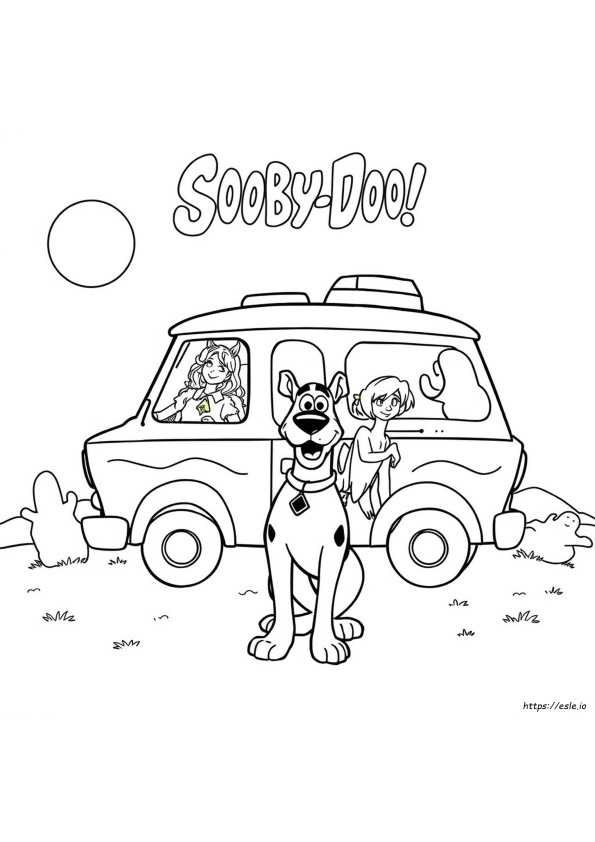 Immagini Da Colorare Di Scooby Doo