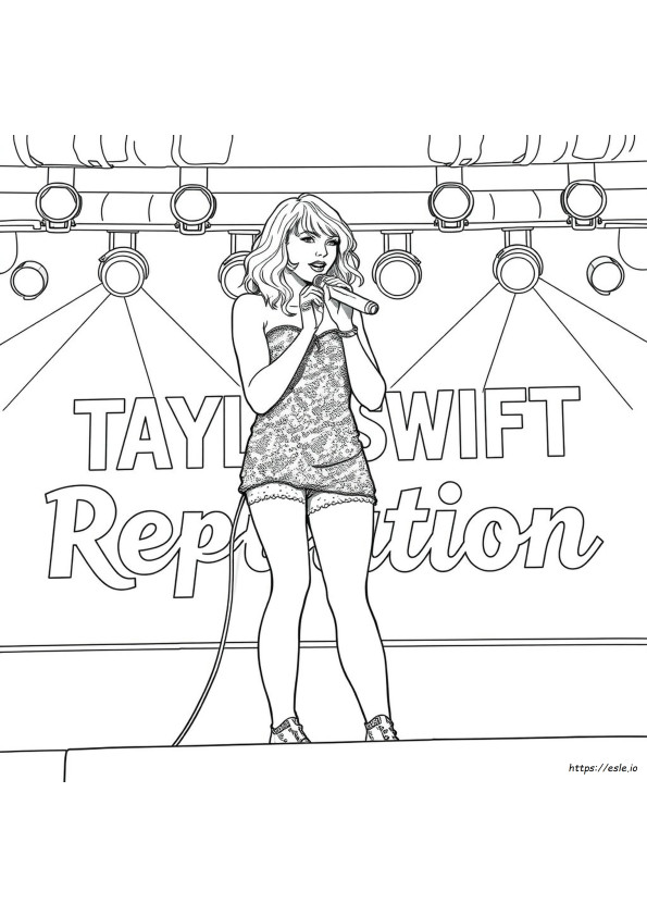 Taylor Swift Coloring Pages Reputation Printable