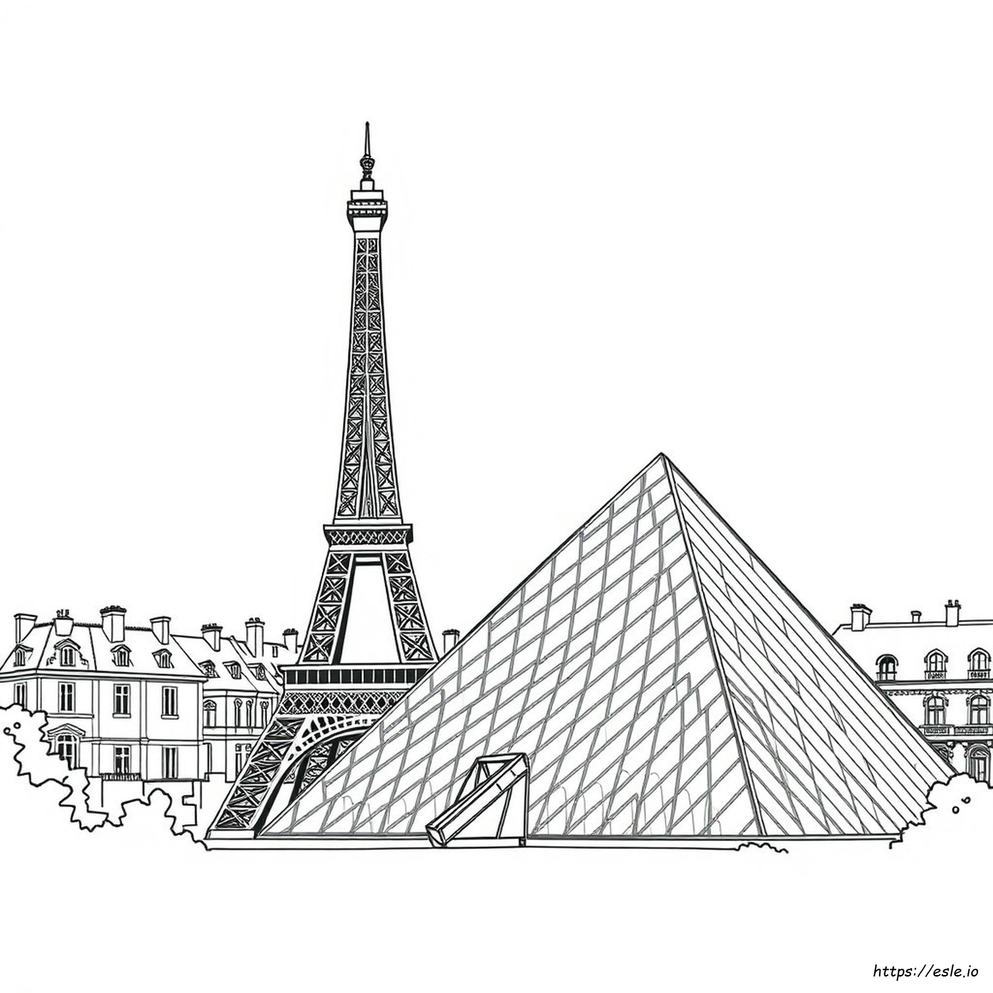 Louvre Da Colorare