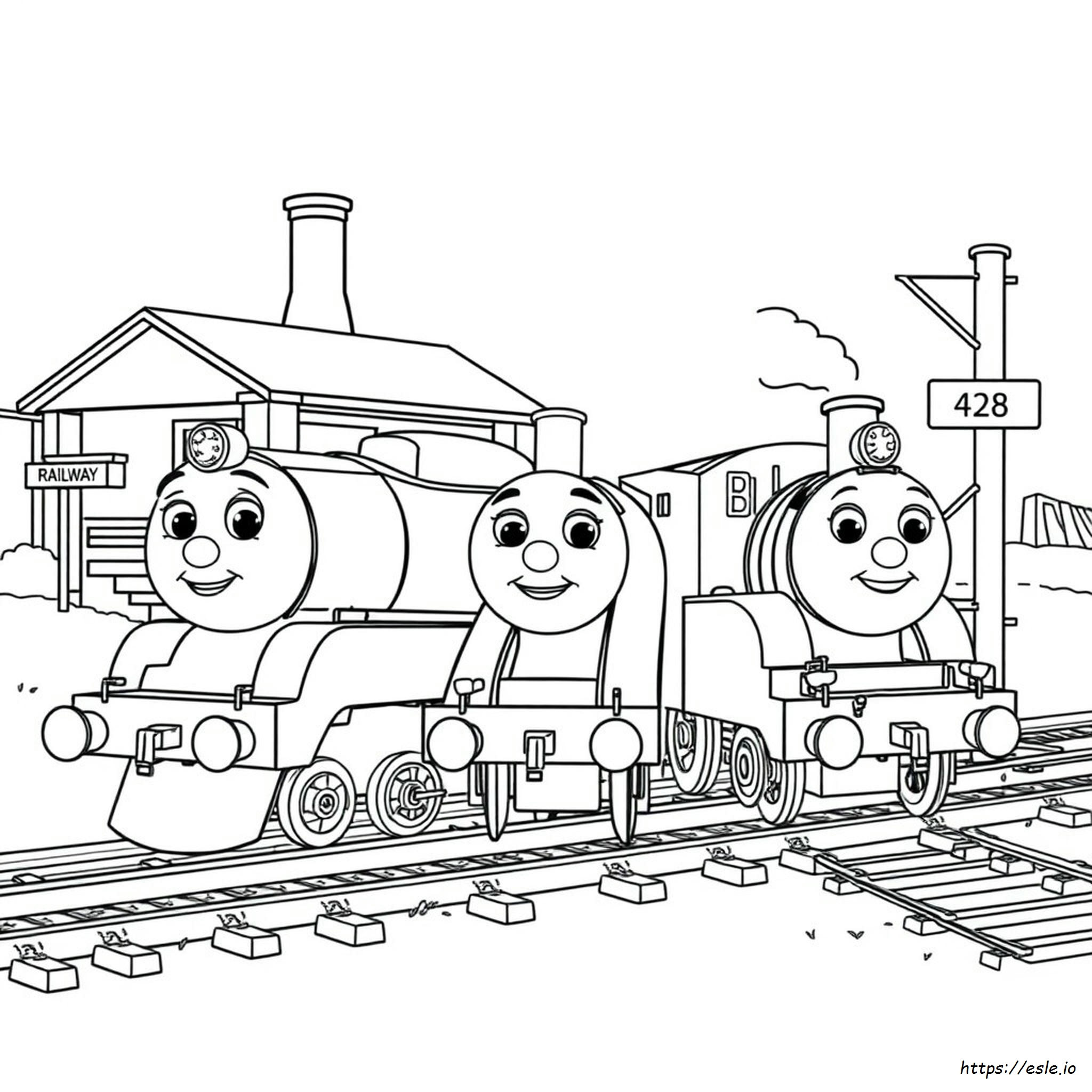 Free Printable Chuggington Coloring Pages
