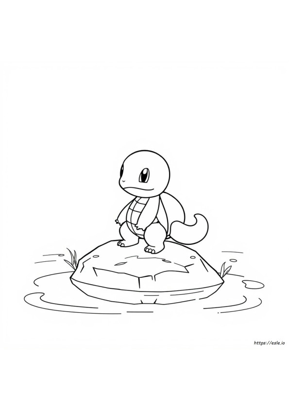 Squirtle Mewarnai Gambar