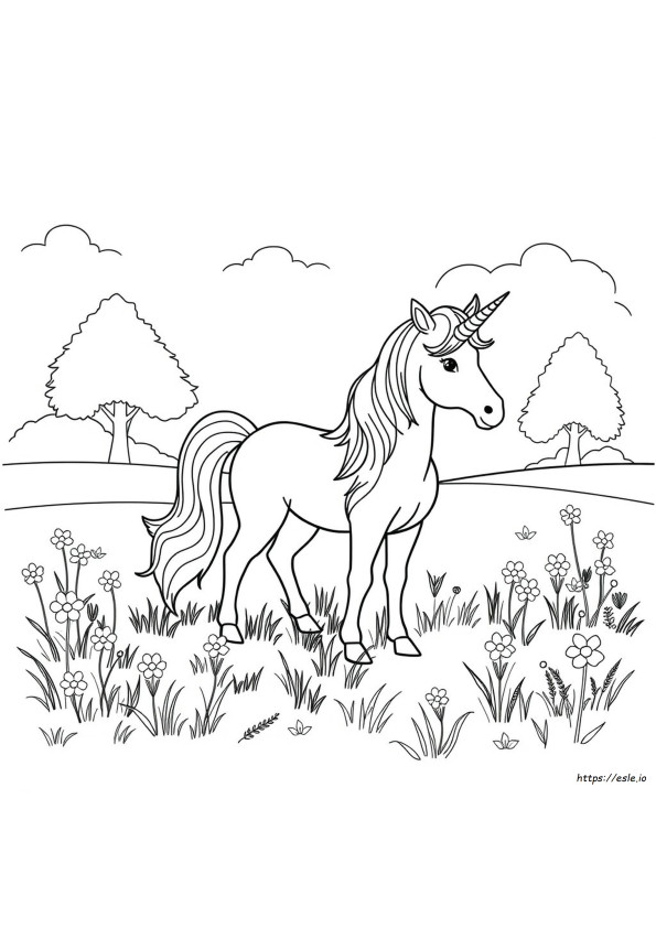 Unicorn Coloring Pdf