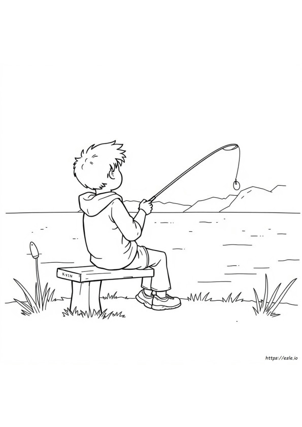 Gambar Mewarnai Kevin