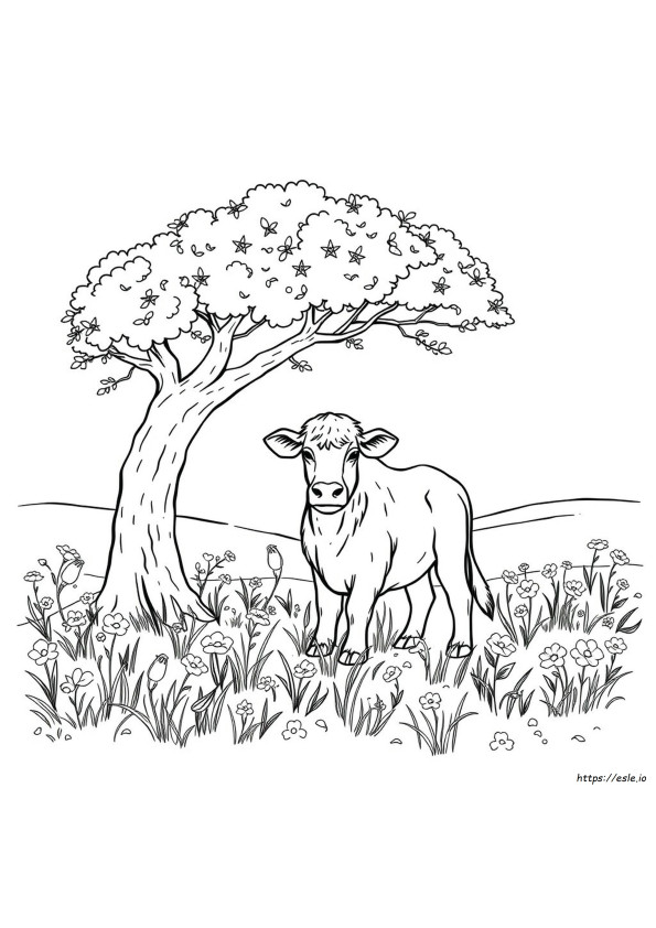 Anak Sapi Emas Gambar Mewarnai