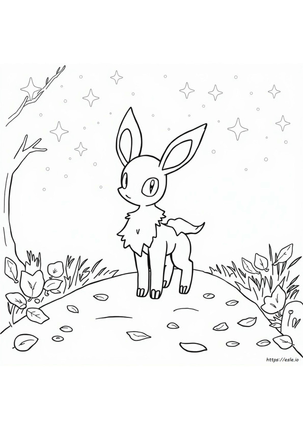 Umbreon Gambar Mewarnai