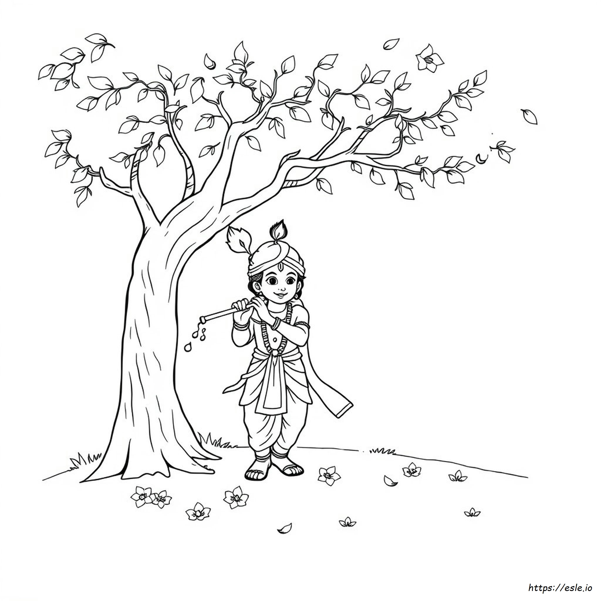 Krishna Balram Desene De Colorat