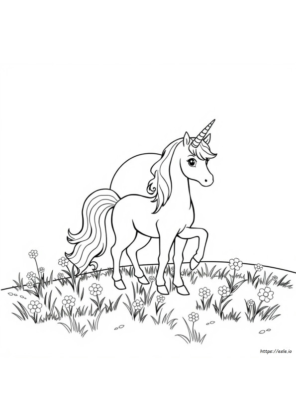 Gambar Mewarnai Alicorn