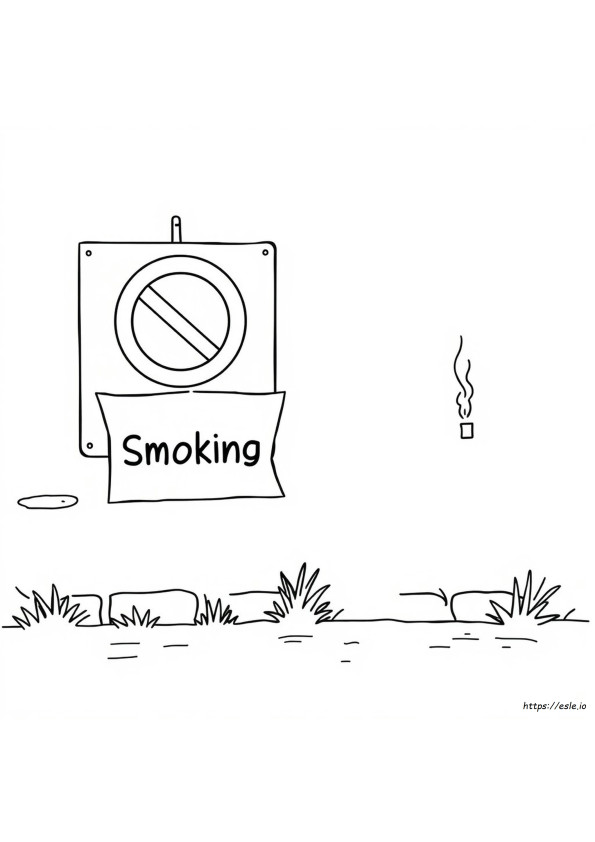 Gambar Mewarnai Tanpa Rokok