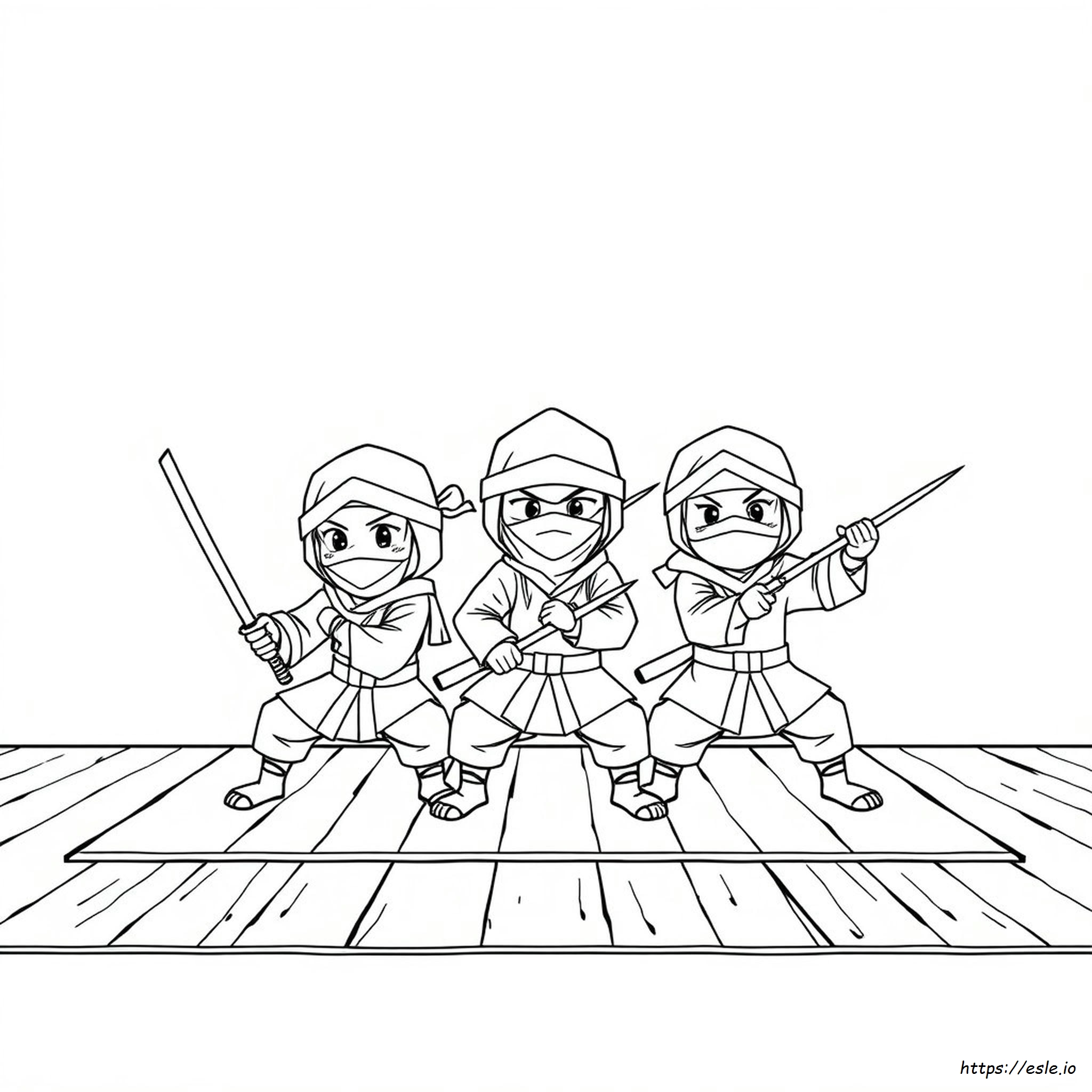 Ninja Kidz Colouring