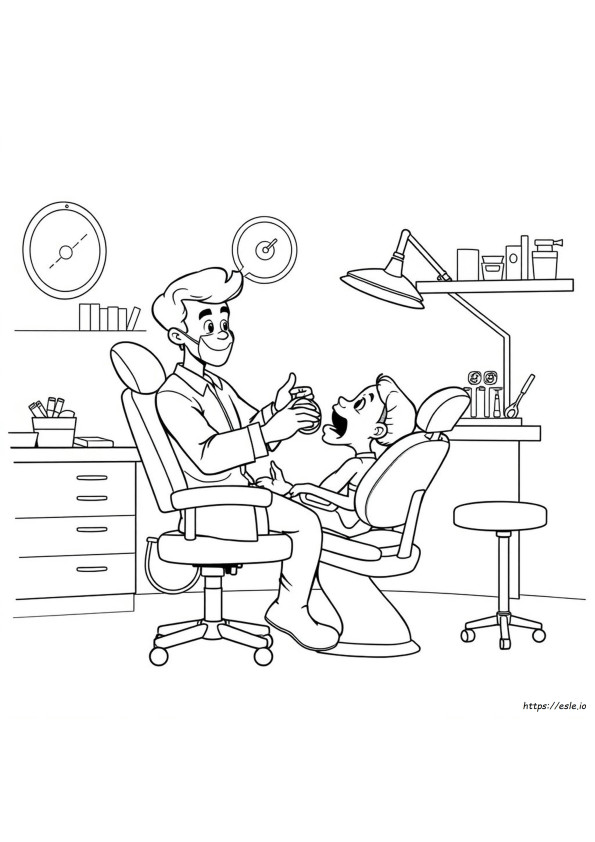 Dentist For Coloring