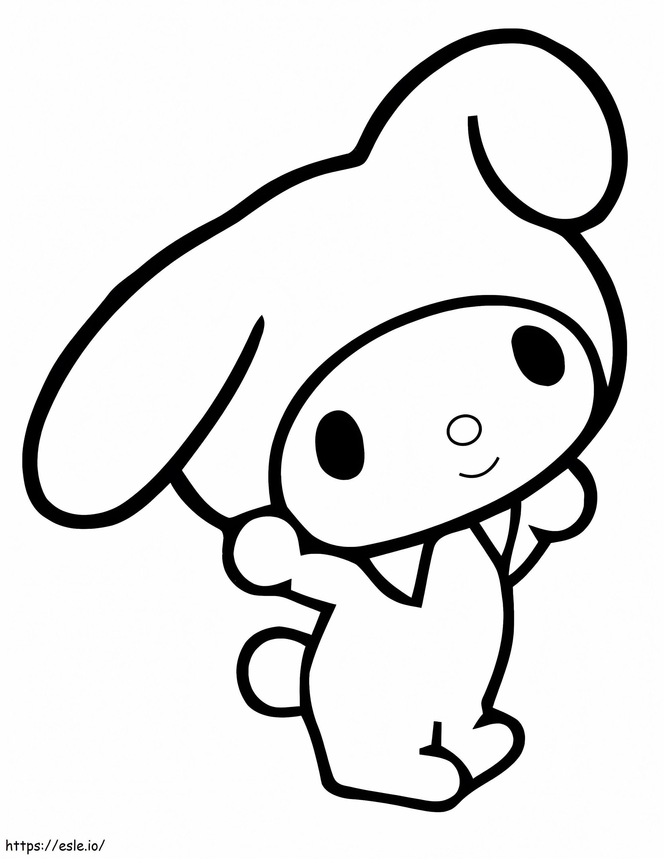 Kawaii Character coloring page