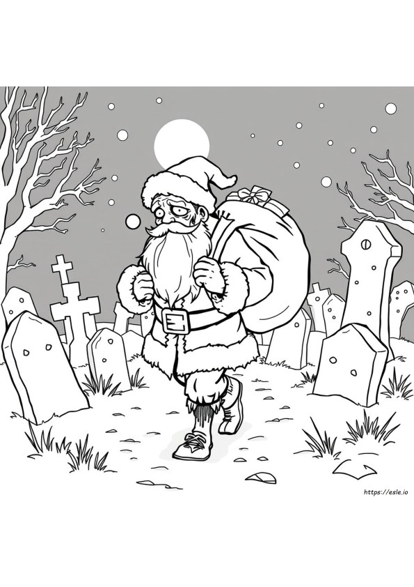 Zombi Noel Baba Boyama Sayfası