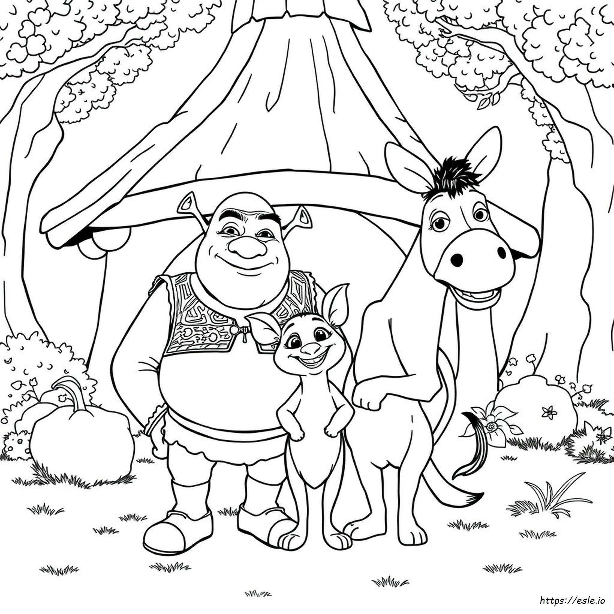 Shrek Kot W Butach Kolorowanki