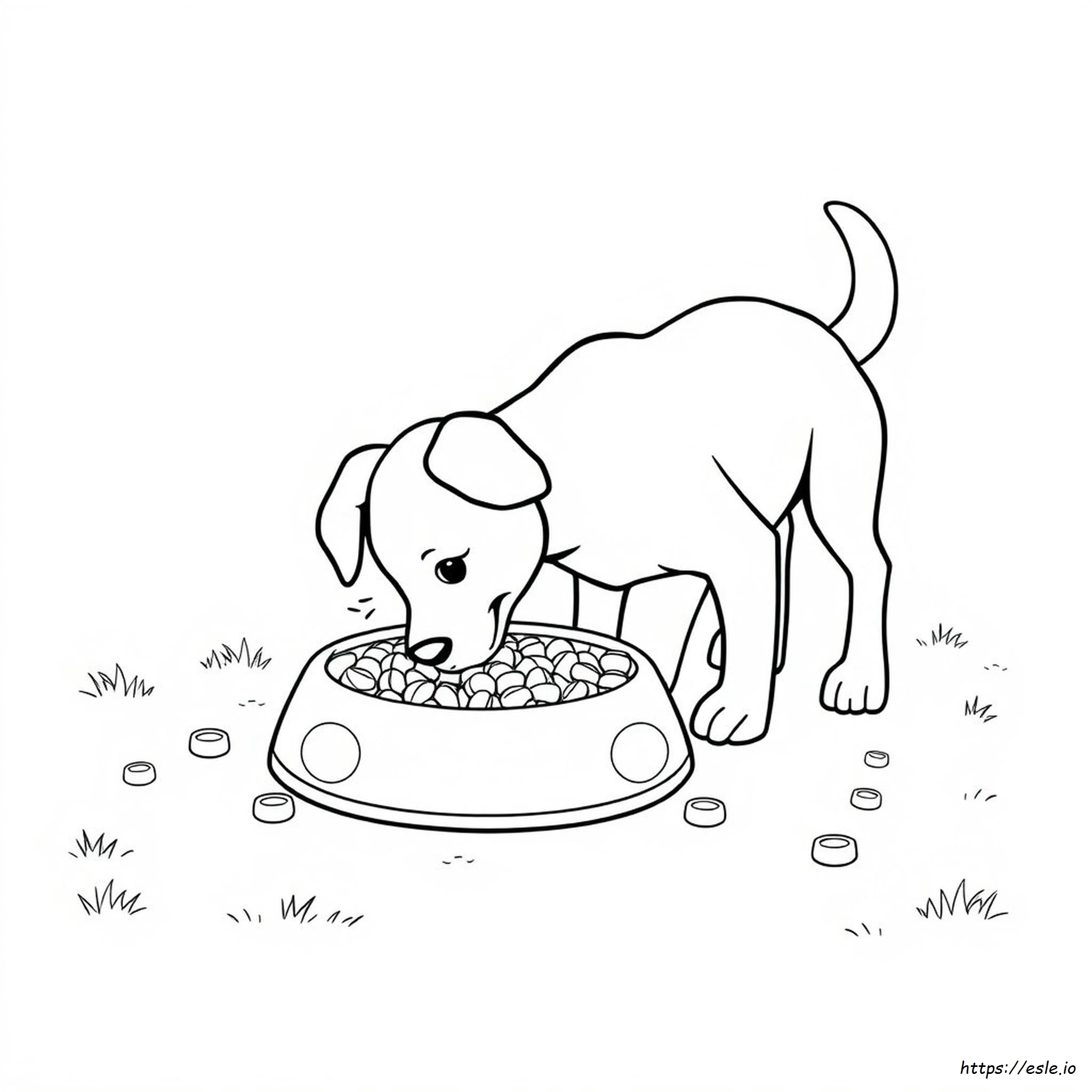 Comida Para Perro Para Colorear