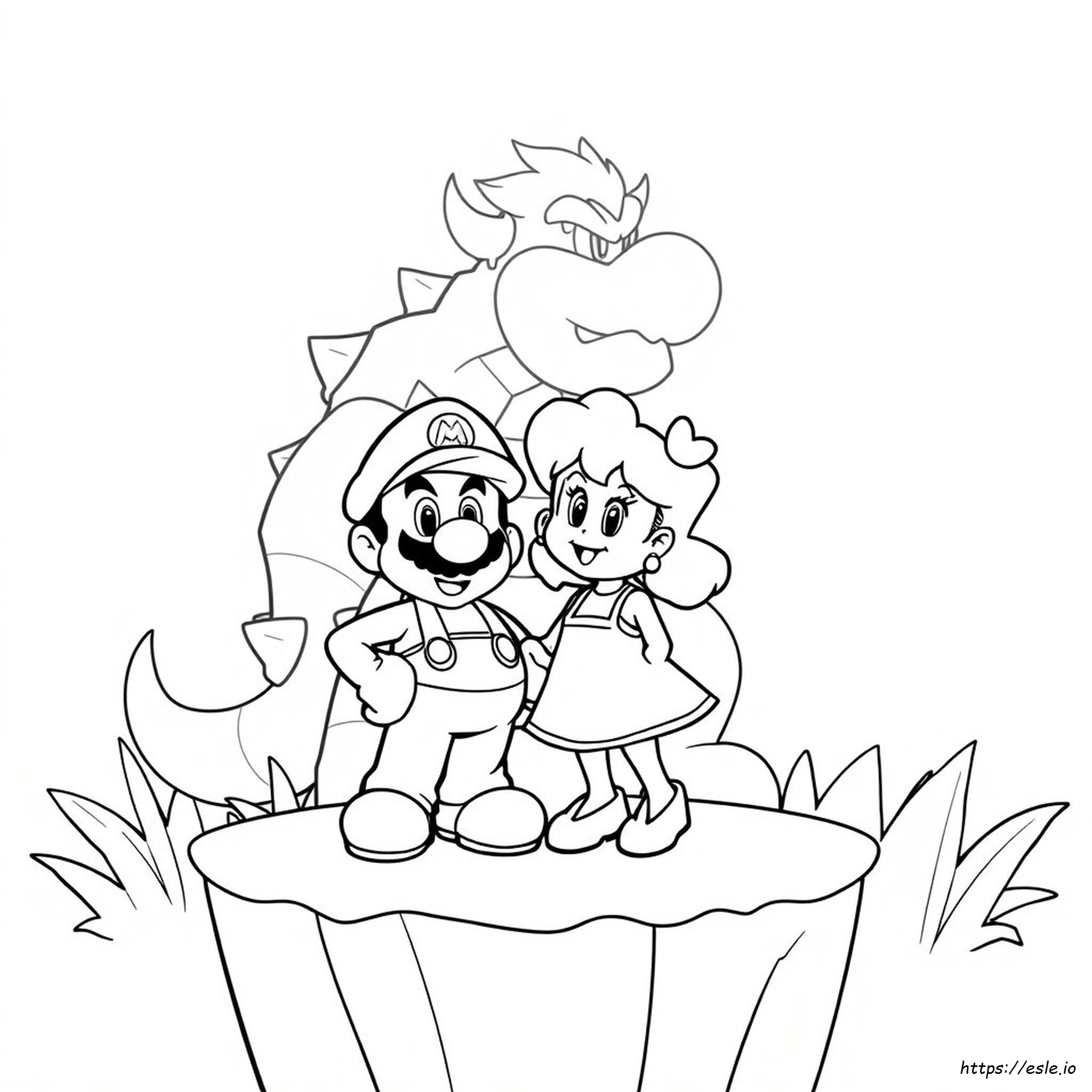 Pauline Mario Coloring Pages