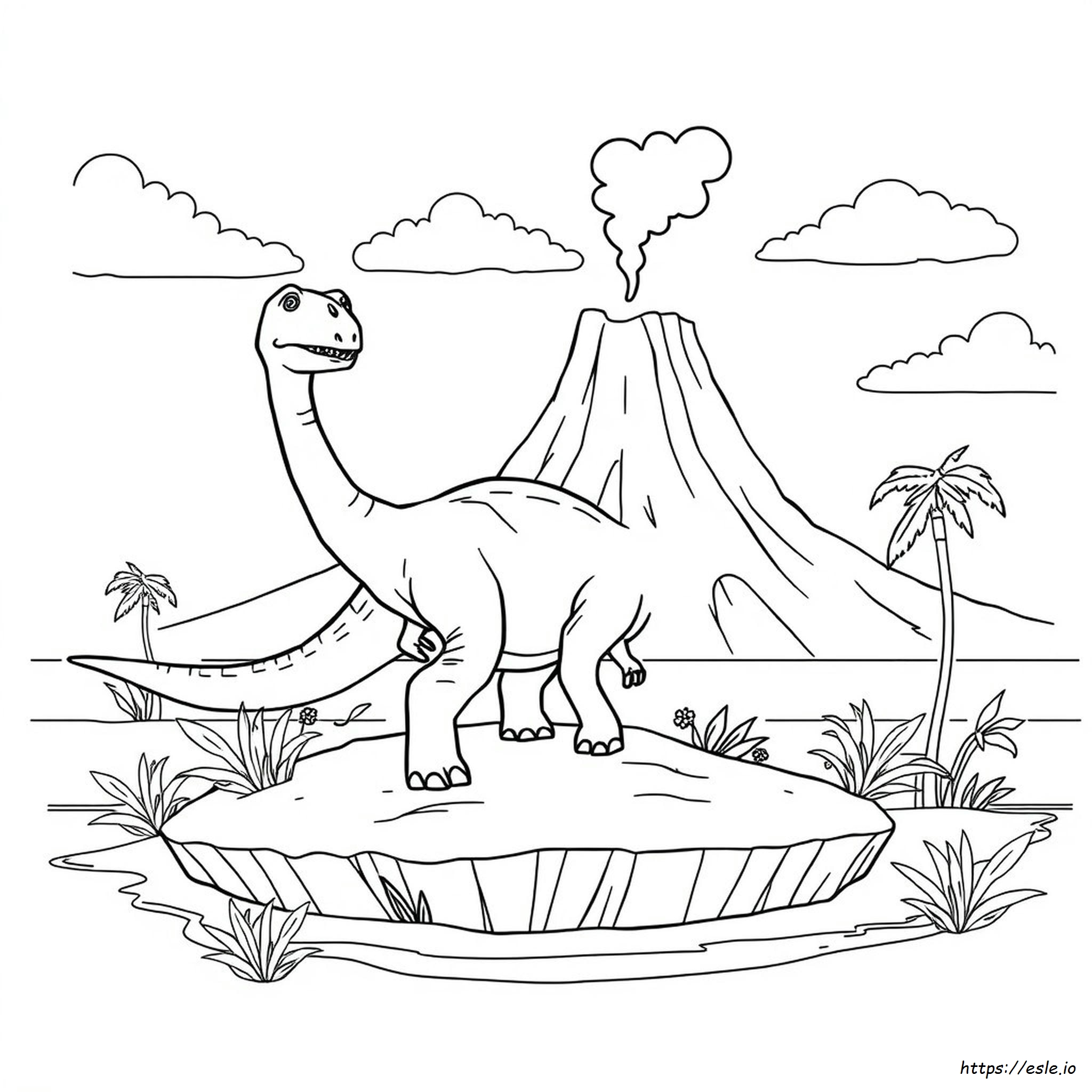 Libro Da Colorare Di Dinosauri