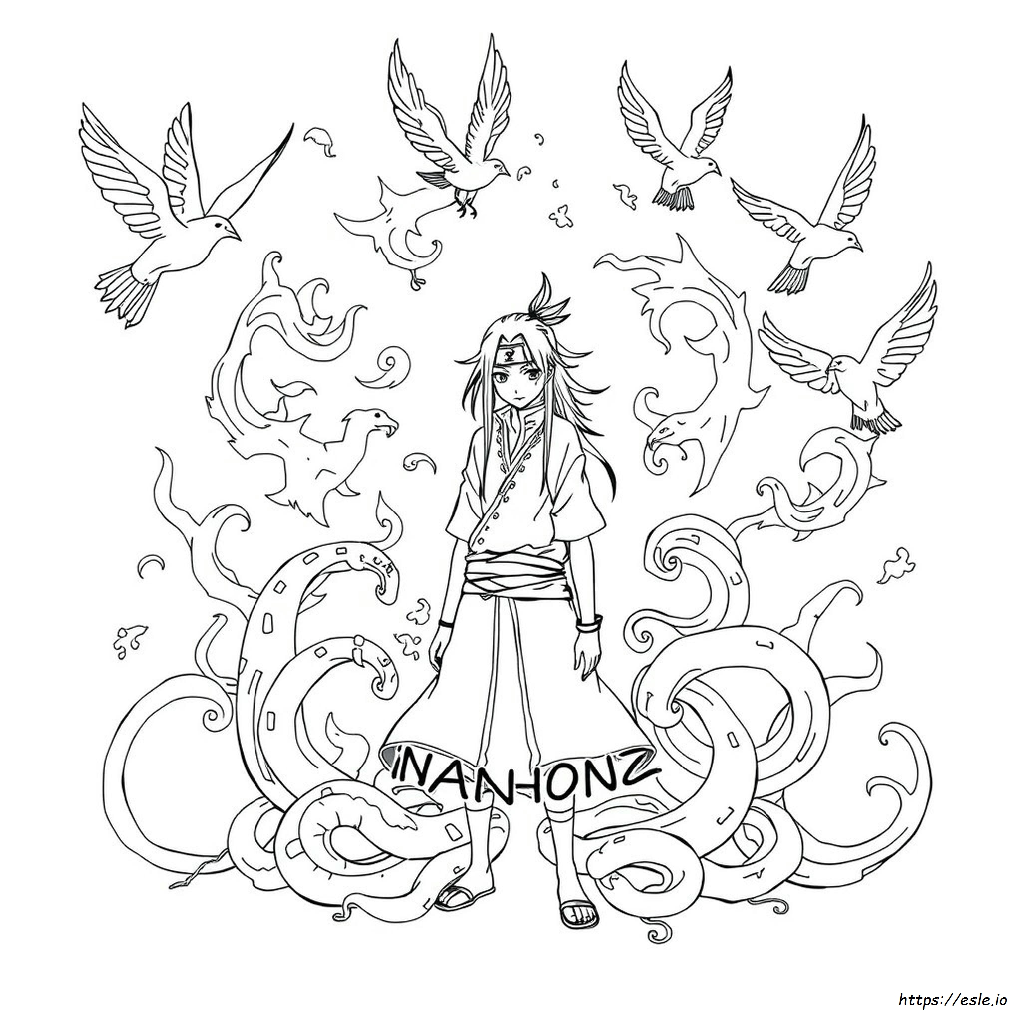 Itachi Susanoo Coloring Pages