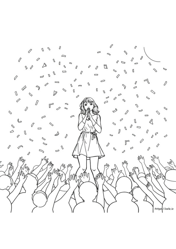 Taylor Swift Coloring Activity Book