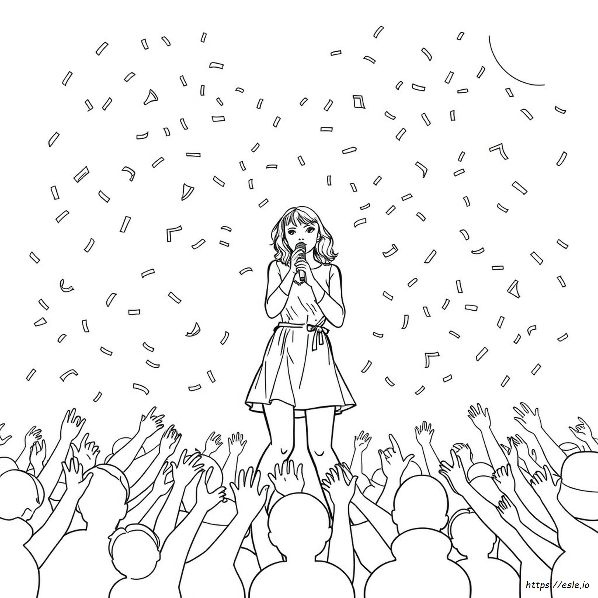 Taylor Swift Coloring Activity Book