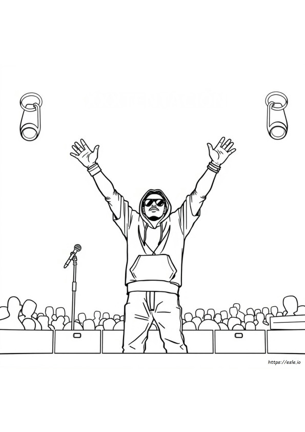 Xxxtentacion Coloring Pages