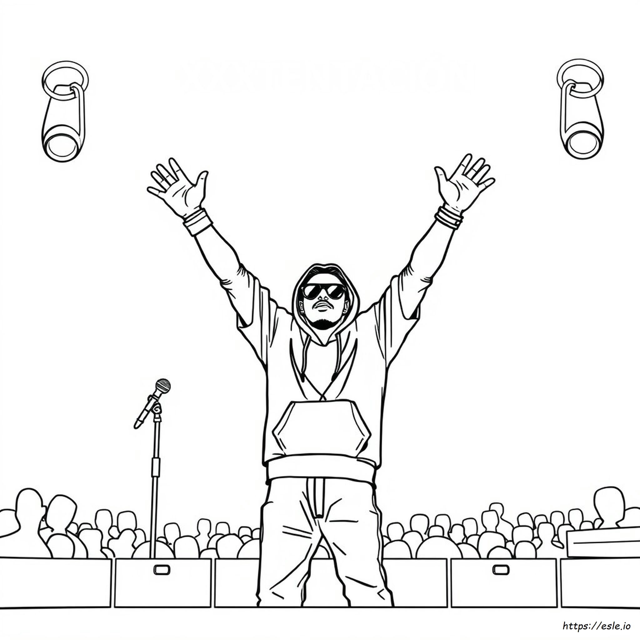 Xxxtentacion Coloring Pages