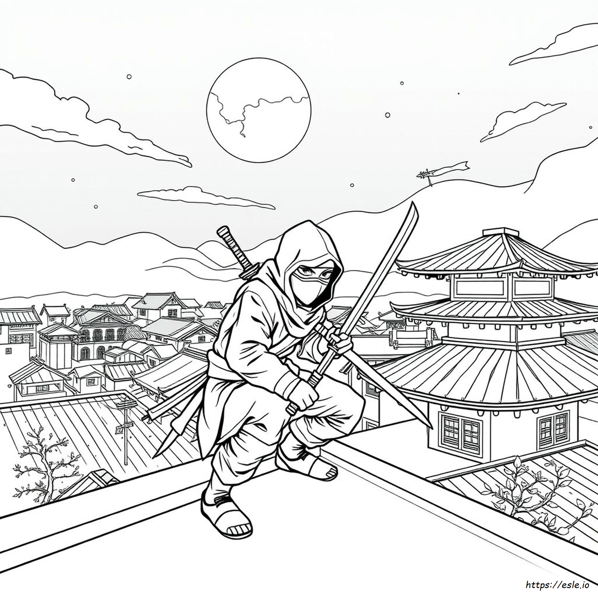Coloring Pages Of Ninjas