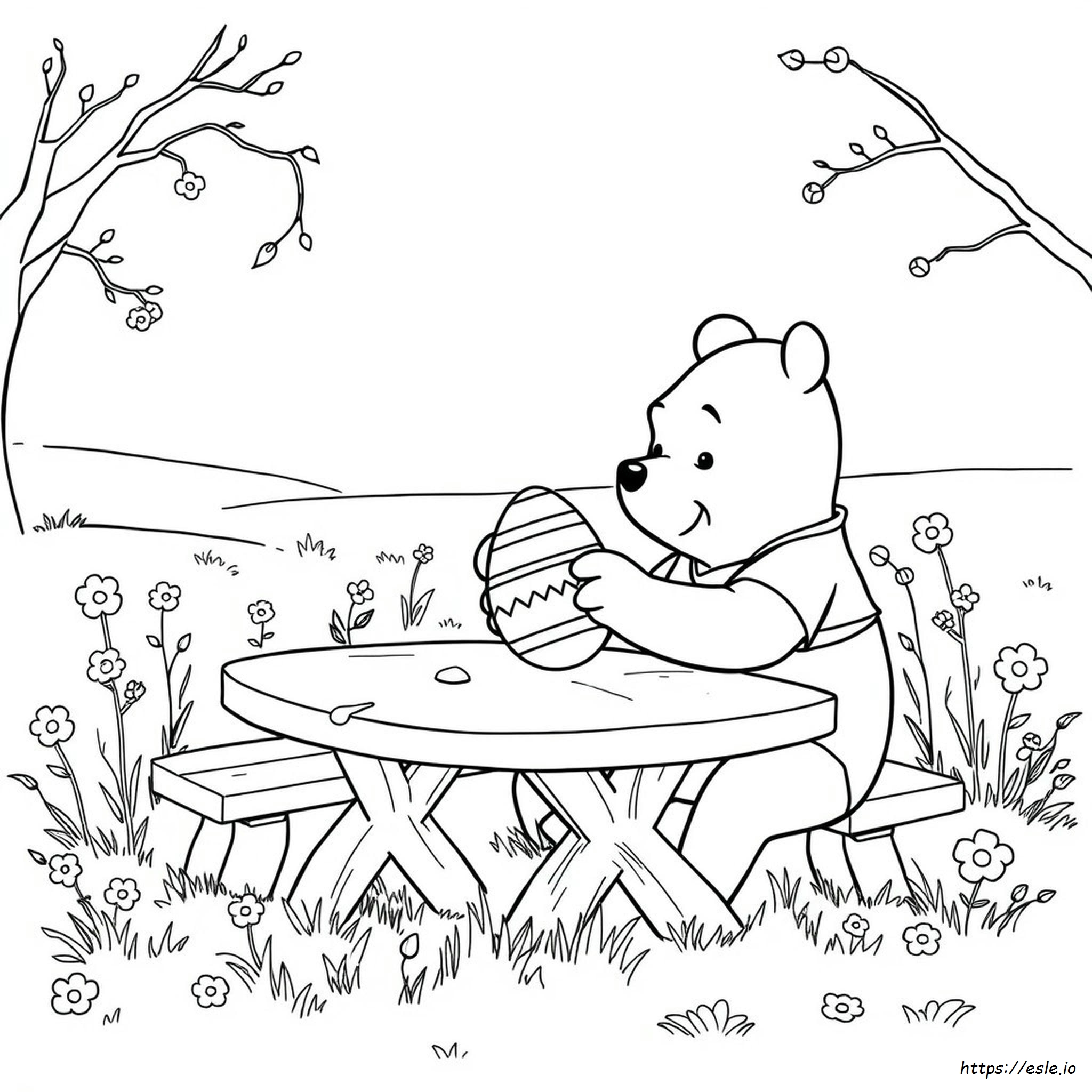 Puuh Bär Ostern Ausmalbilder