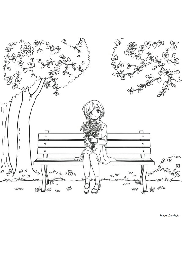 Gambar Mewarnai Karakter Anime