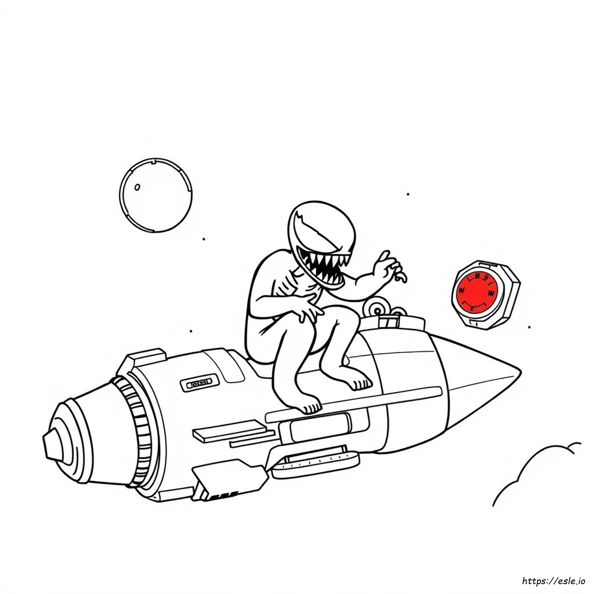 Among Us Venom Coloring Pages