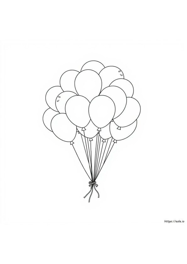 Desenhos De Balões Para Colorir
