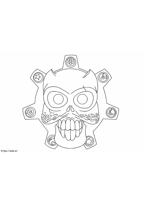 Calabrass From Zak Storm coloring page