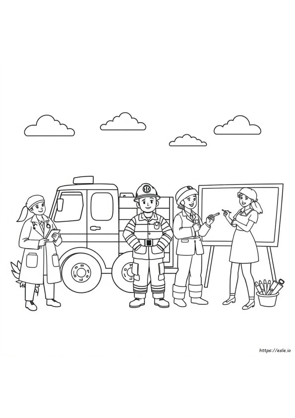 Professioni Da Colorare
