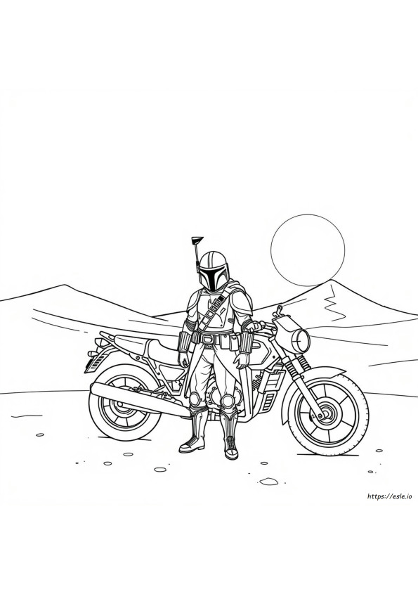 Mandalorian Mewarnai Gambar