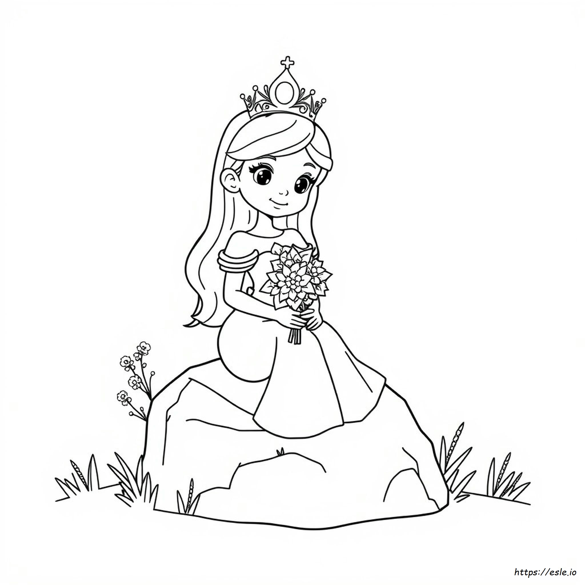 Princess Crown Coloring Page