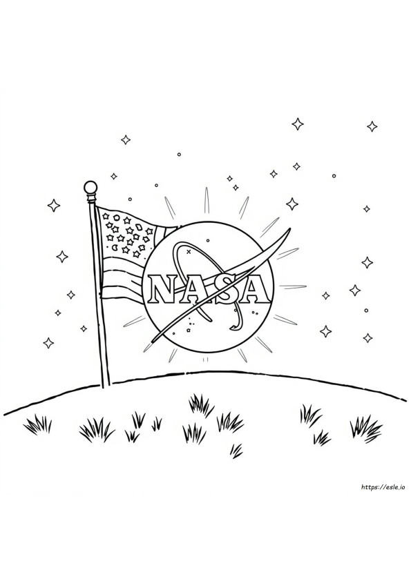 Soarele Nasa De Colorat