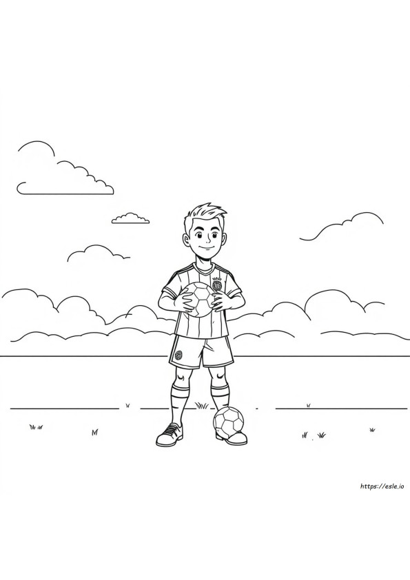 Gambar Mewarnai Ronaldo