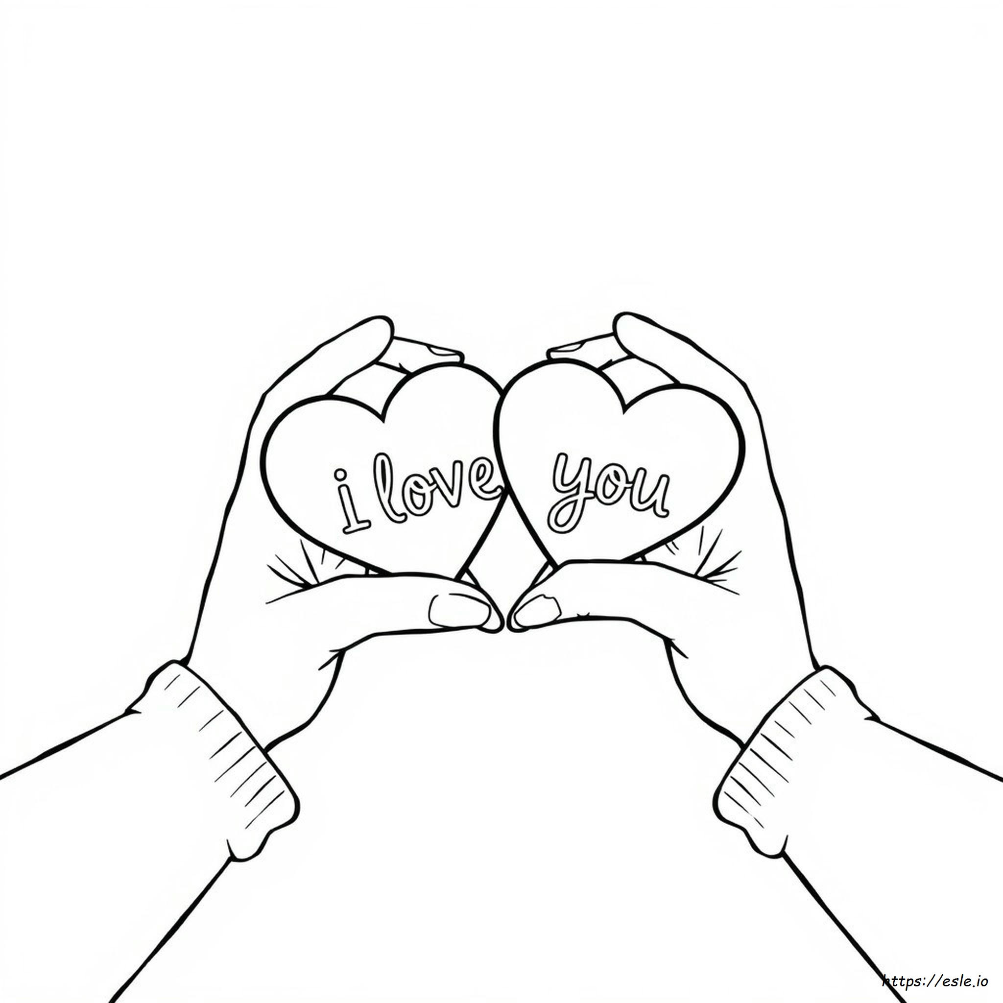 Coloring I Love You