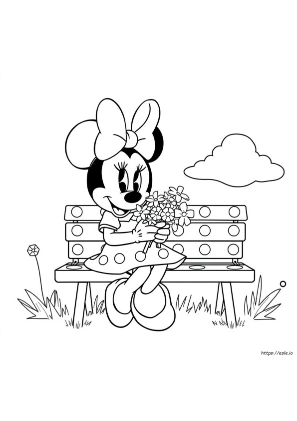 Kolorowanki Minnie Mouse