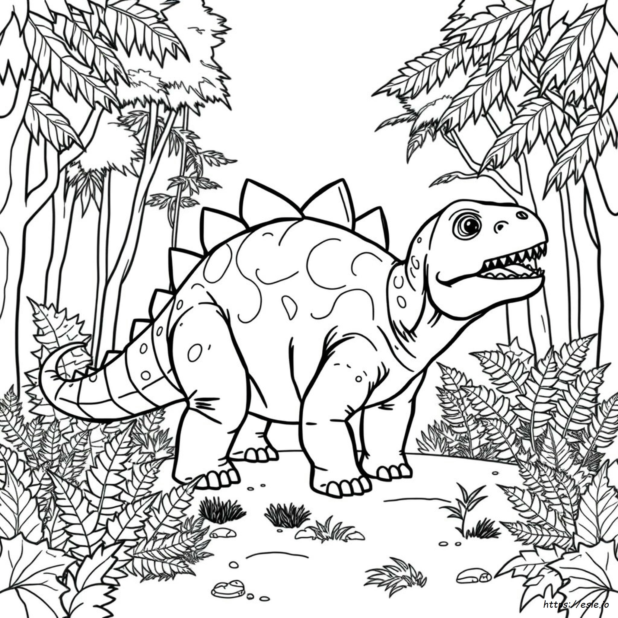 Ankylosaurus Da Colorare E Stampare