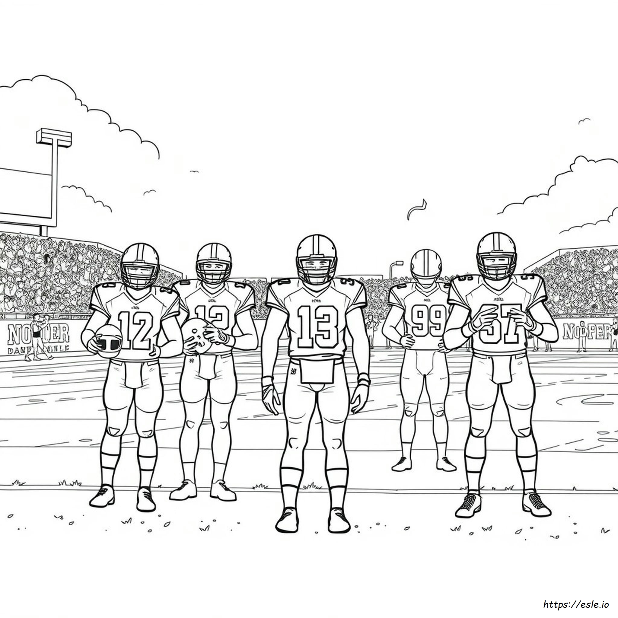 Notre Dame Futbol Kolorowanki