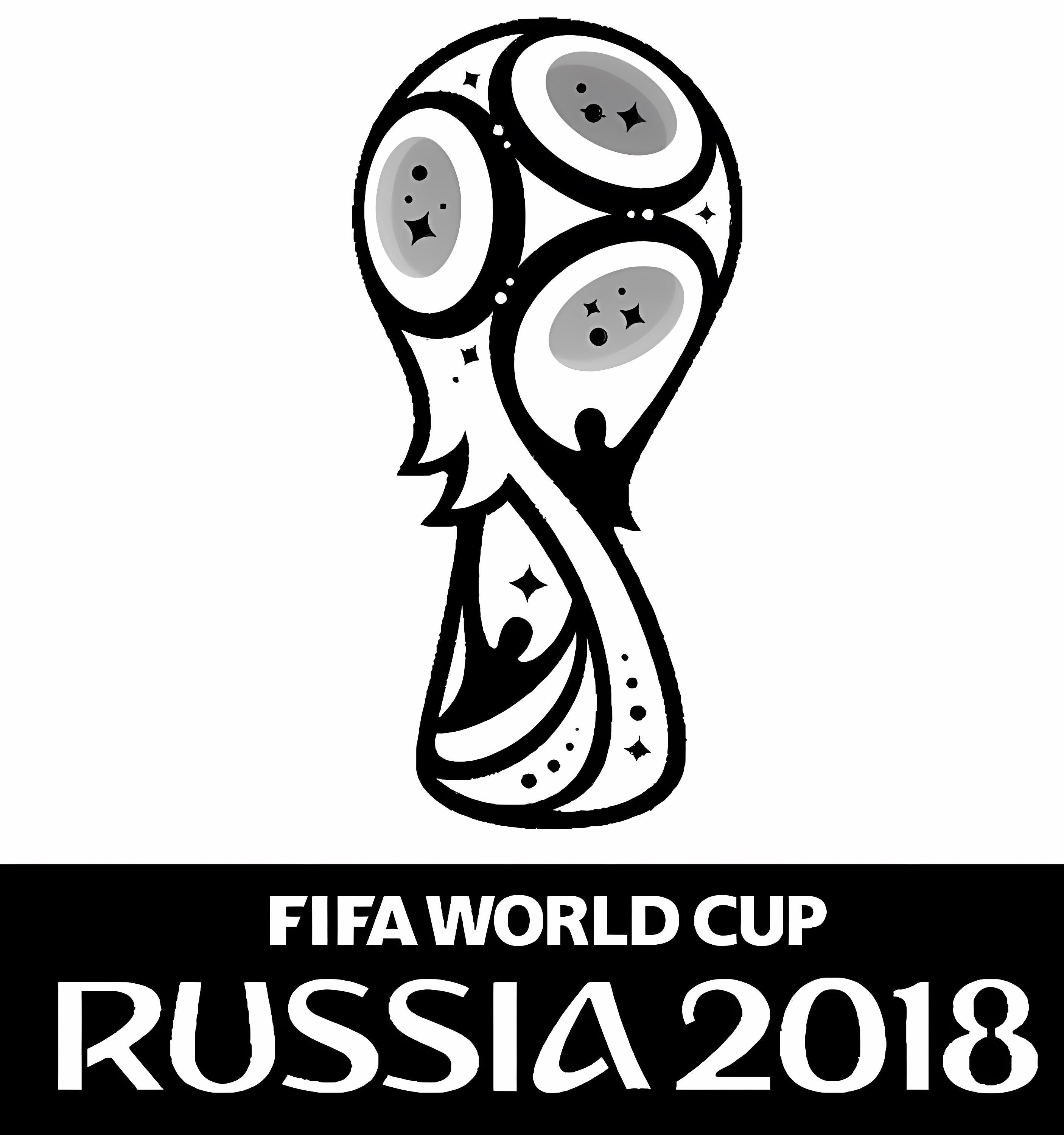 Fifa World Cup 2018 A4 coloring page