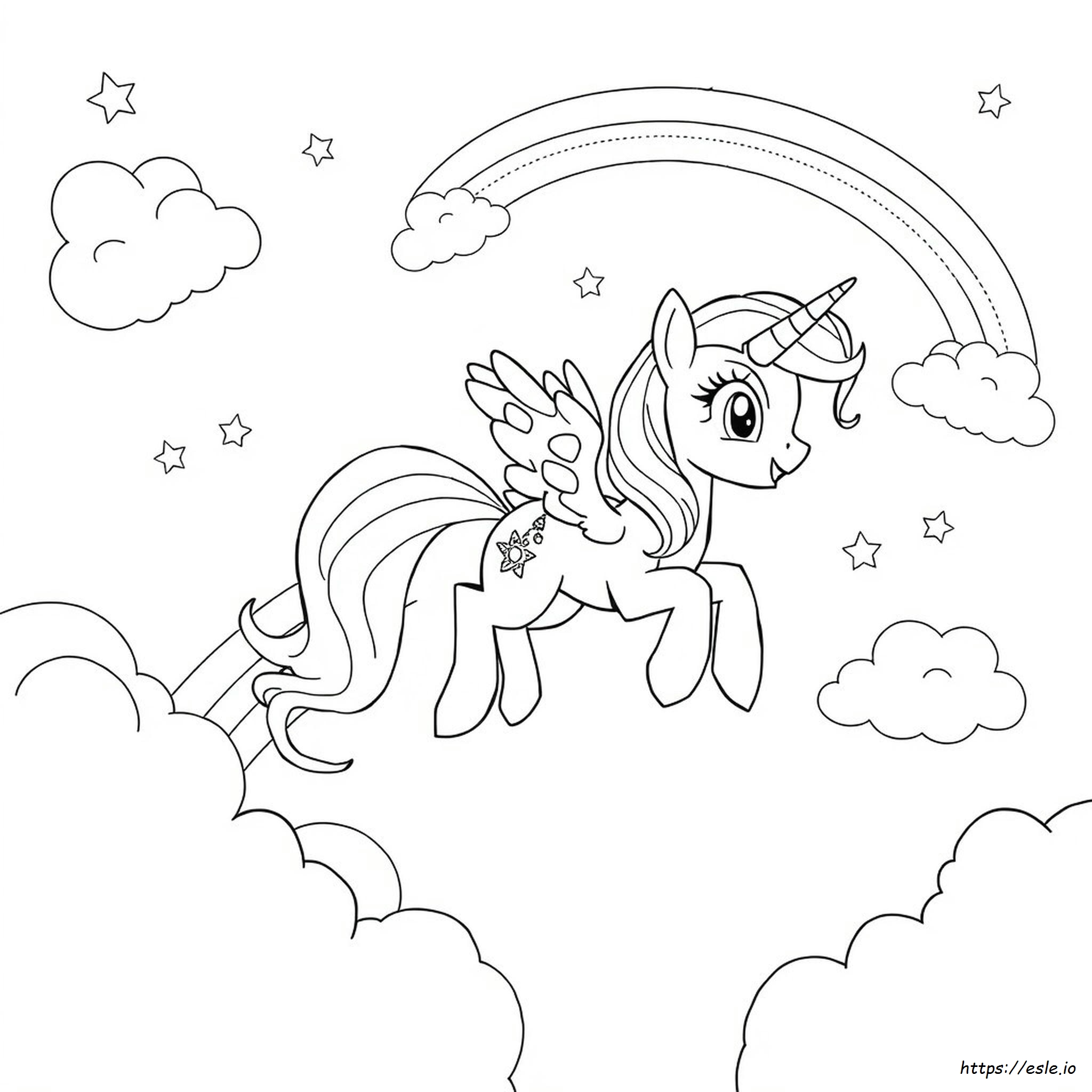My Little Pony Colouring Rainbow Dash