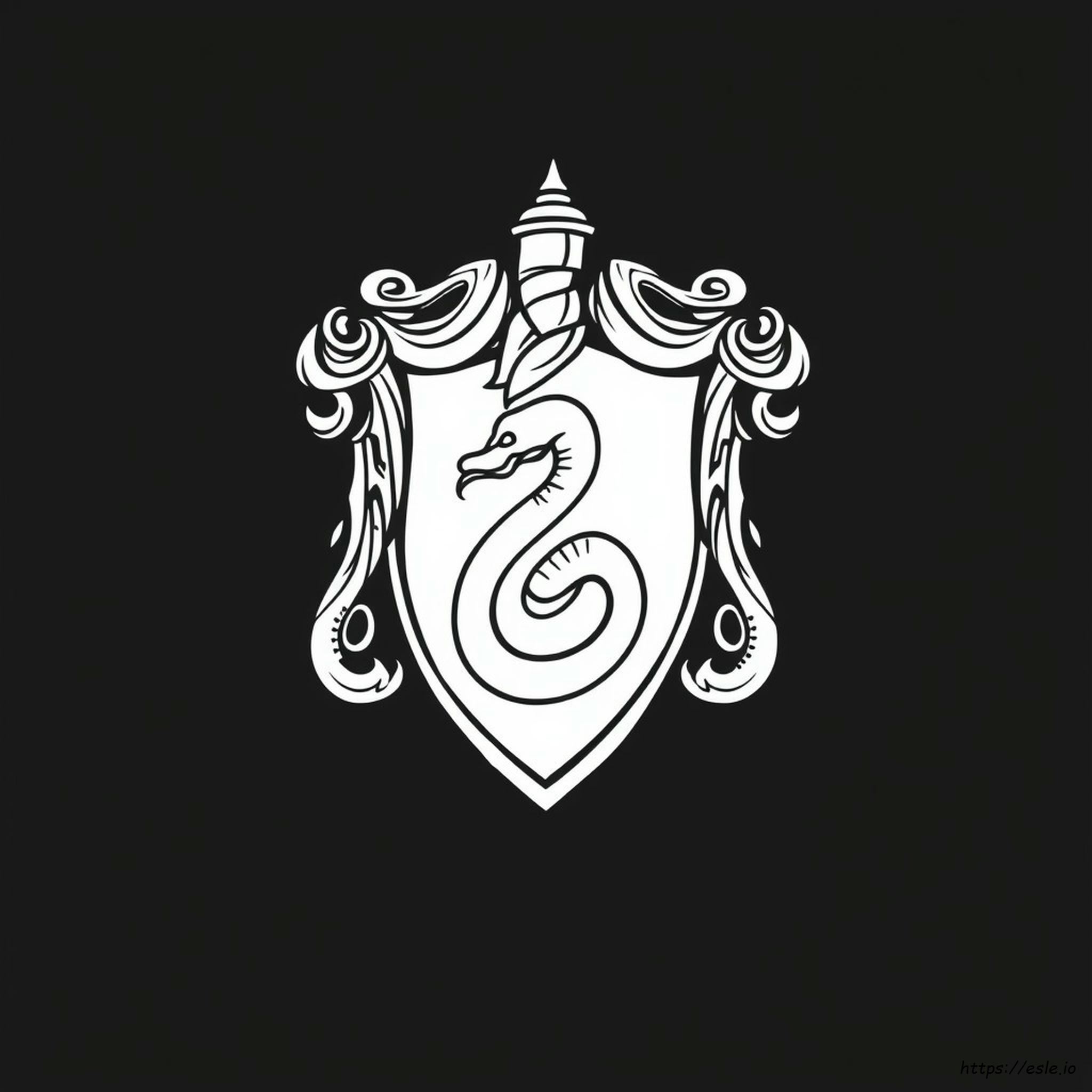 Logo De Slytherin Para Colorear