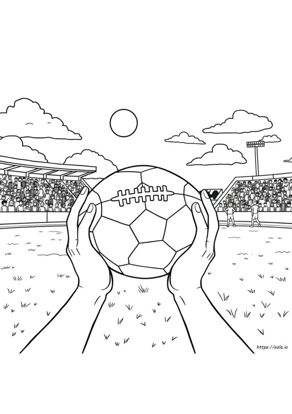 Cara Mewarnai Bola Sepak
