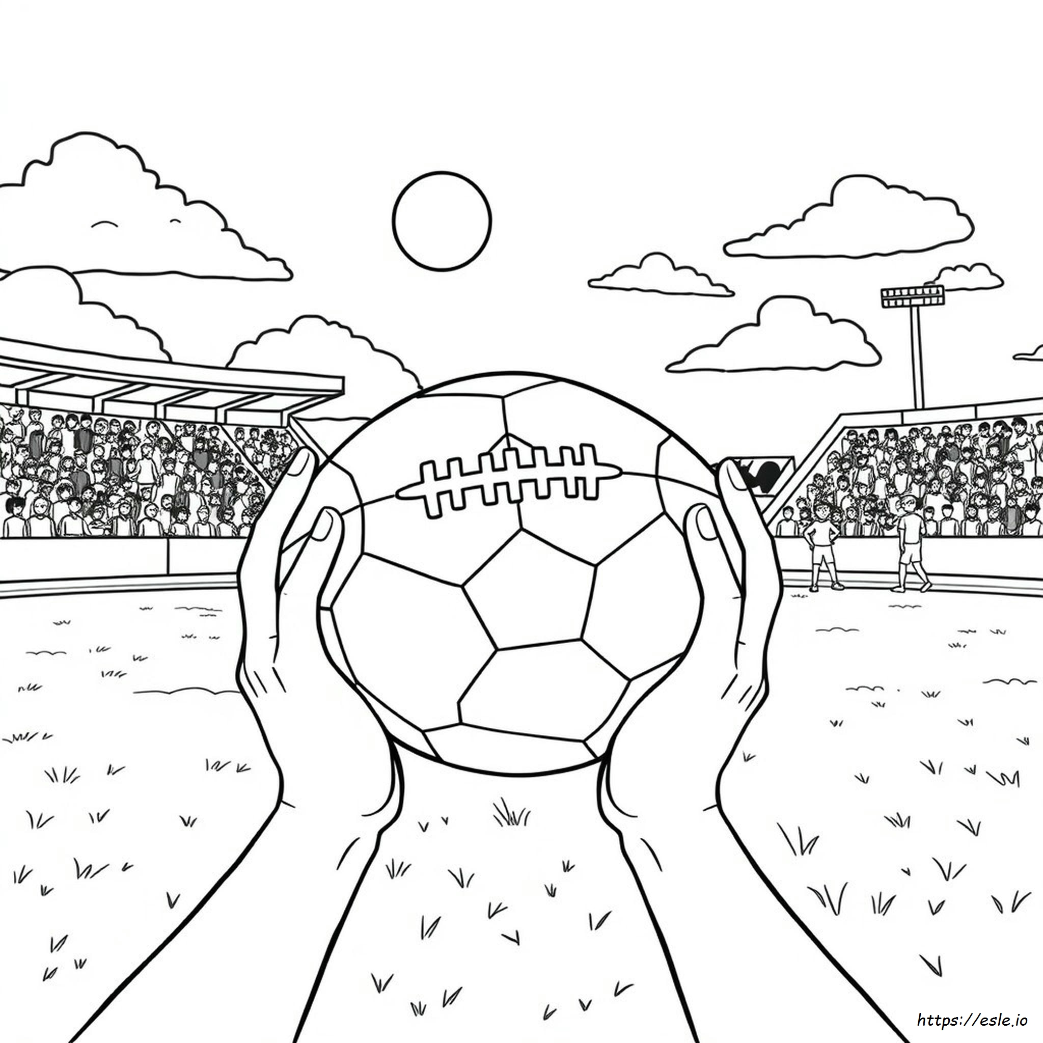 Jak Pokolorować Piłkę Futbolową